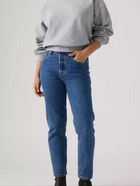 NWT Levi's 501 Cropped Jeans 30 x 28